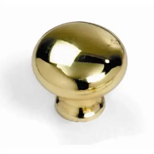 Celebration Round 1-1/4 In. Dia. Polished Brass Cabinet Knob Celebration Round 1-1/4 In. Dia. Polished Brass Cabinet Knob