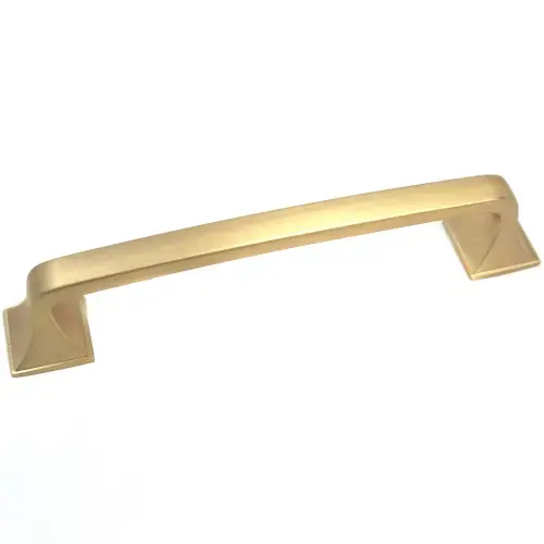 Newport Series 5-1/16" (128 mm) Center to Center Satin Brass Pull Newport Series 5-1/16" (128 mm) Center to Center Satin Brass Pull