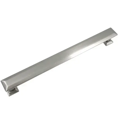 8" Pull with Back Plate - Poise - Satin Nickel 8" Pull with Back Plate - Poise - Satin Nickel