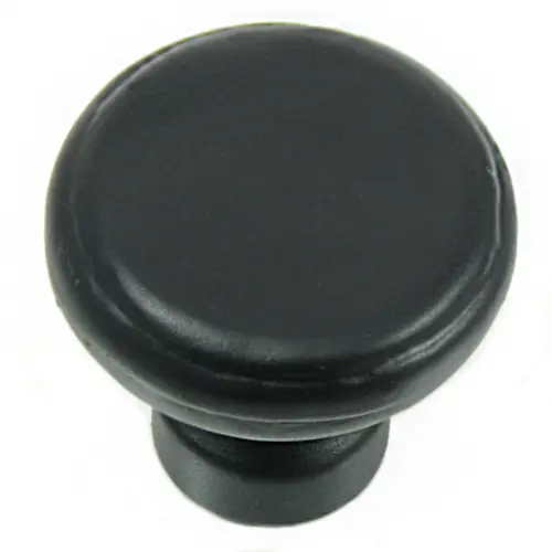 Strategic Brands 1 dia. Button Knob - Riverstone - Matte Black 84320 Strategic Brands 1 dia. Button Knob - Riverstone - Matte Black 84320