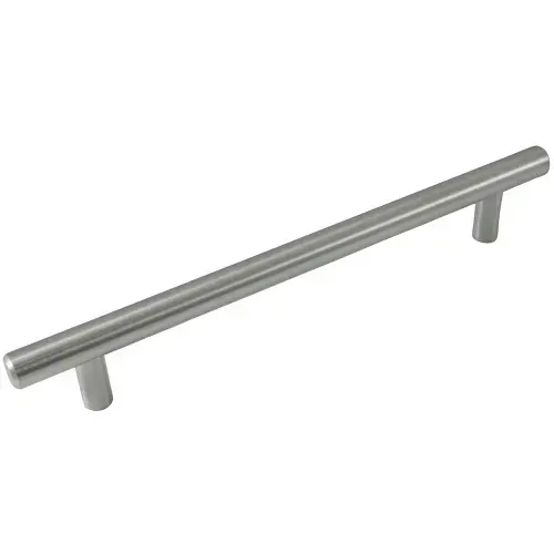 160mm - 8 1/4" Overall - Builders Steel Plated T-Bar Pull - Brushed Satin Nicke 160mm - 8 1/4" Overall - Builders Steel Plated T-Bar Pull - Brushed Satin Nicke