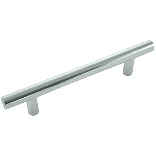 Steel T-Bar Pull - Polished Chrome - 4" Steel T-Bar Pull - Polished Chrome - 4"