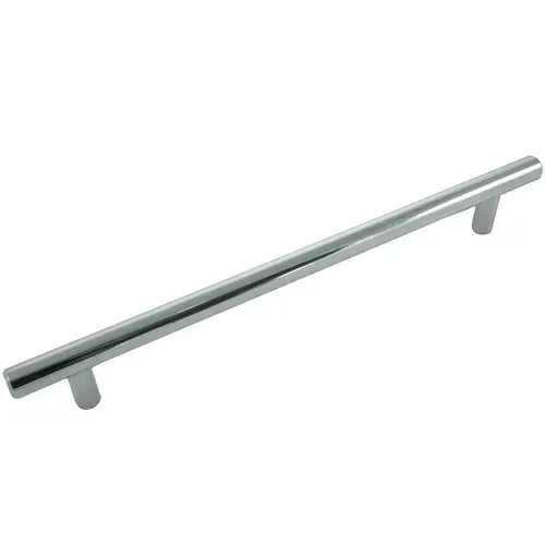 Steel T-Bar Pull - Polished Chrome - 192mm c/c - 241mm o/a Steel T-Bar Pull - Polished Chrome - 192mm c/c - 241mm o/a