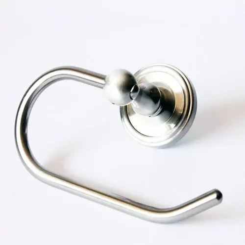 Midtowne Euro Tissue Roll Holder Satin Nickel Finish Midtowne Euro Tissue Roll Holder Satin Nickel Finish