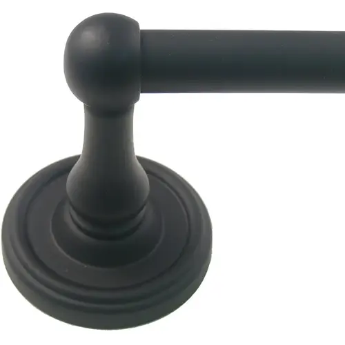18" Midtowne Towel Bar Black Finish 18" Midtowne Towel Bar Black Finish
