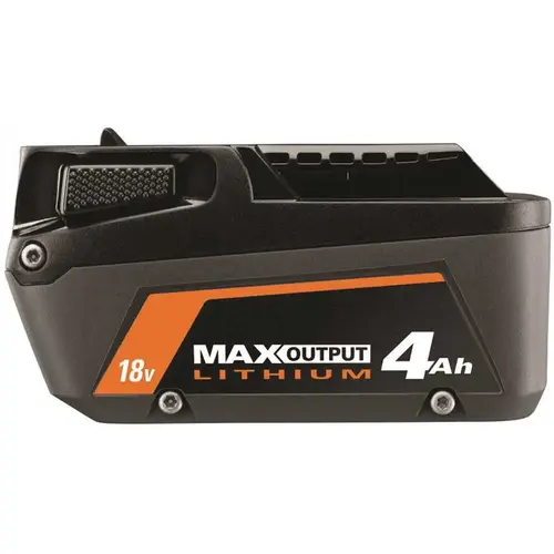 18V 4.0 Ah MAX Output Lithium-Ion Battery Black
