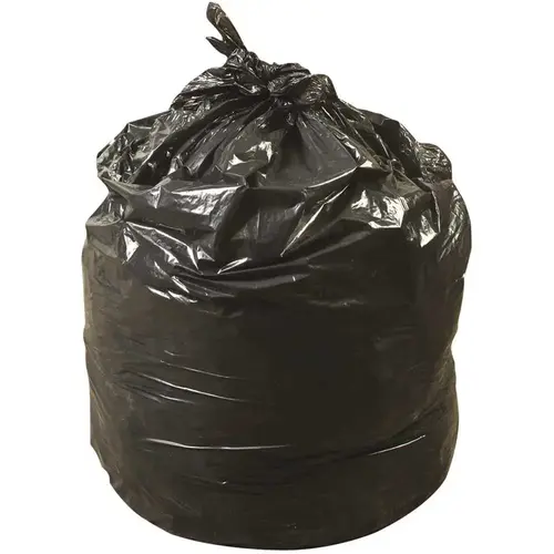 38 in. x 58 in. 1.75 mil 60 Gal. Black Low-Density Trash Bags - pack of 100