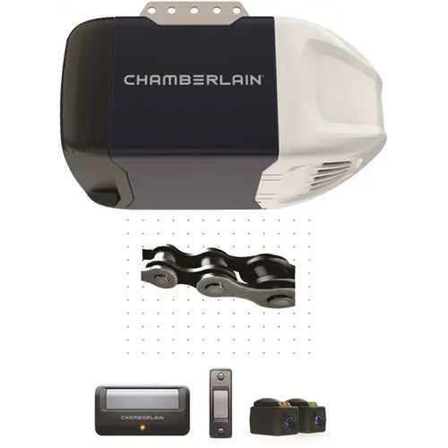1/2 HP Heavy-Duty Chain Drive Garage Door Opener