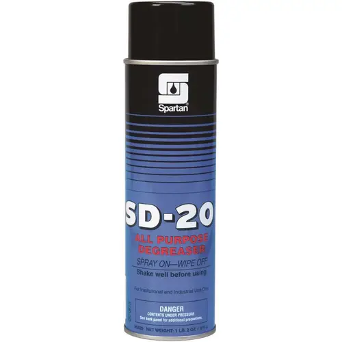 SD-20 18oz. Aerosol Can Citrus Scent All-Purpose Degreaser Clear