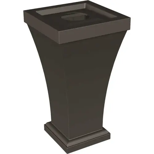 Bordeaux 24 Gal. Black Trash Can Bordeaux 24 Gal. Black Trash Can