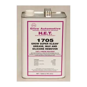 Grow Automotive 1705-01 Grease Wax and Silicone Remover, 1 gal, 1 VOC