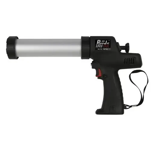 400ml Battery Powered Sausage Gun with Automatic Non-Drip Function, 7.2V Rechargeable Li-Ion Battery Powerjet-Li 400 Black 400ml Battery Powered Sausage Gun with Automatic Non-Drip Function, 7.2V Rechargeable Li-Ion Battery Powerjet-Li 400 Black