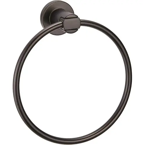 Eastport Towel Ring in Matte Black