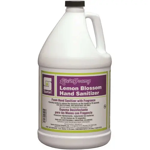 Lite'n Foamy 1 Gallon Lemon Blossom Hand Sanitizer Clear - pack of 4