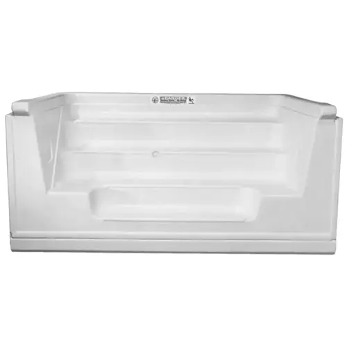 Ts W/braces 8' 4trd Rad Sit/step Cntlvr White Ts W/braces 8' 4trd Rad Sit/step Cntlvr White