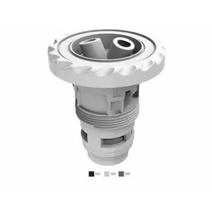 AQUASTAR POOL PRODUCTS INC ATGB405 Dark Gry Aquathunder Double Rotational Jet Barrel