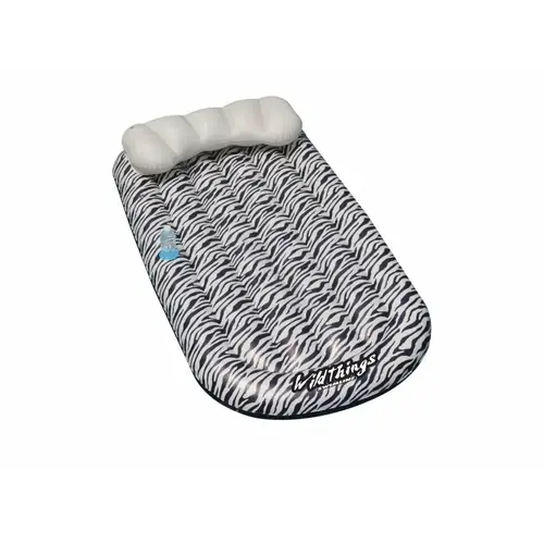Wildthings Zebra Print Floating Pool Mattress Wildthings Zebra Print Floating Pool Mattress