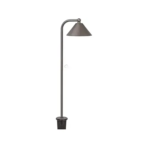 5 1/4" X 23 1/4" Ts-b304 Low Voltage Landscape Lantern Path Light 12v 2w Led Brown 5 1/4" X 23 1/4" Ts-b304 Low Voltage Landscape Lantern Path Light 12v 2w Led Brown