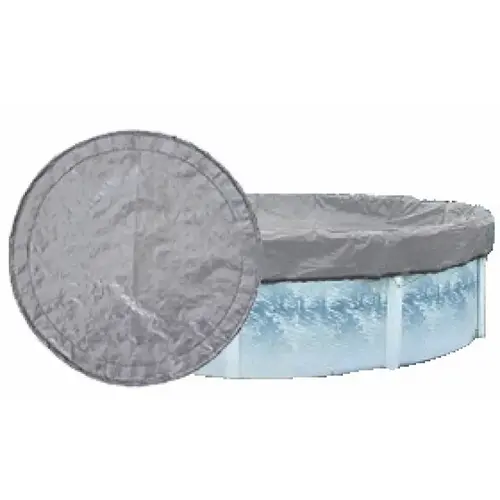 21' Silver/black Round Skirted Winter Cover For Above Ground Pool 21' Silver/black Round Skirted Winter Cover For Above Ground Pool