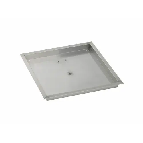 24" Square Stainless Steel Drop In Fire Pit Pan 24" Square Stainless Steel Drop In Fire Pit Pan