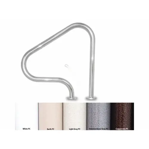 31" Stainless Steel Figure 4 Grab Rail Single Silver