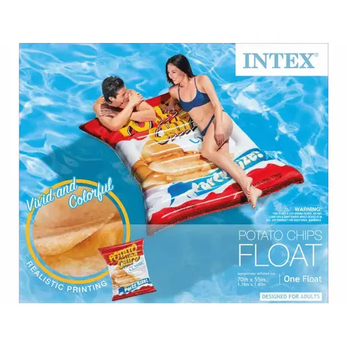 INTEX RECREATION CORPORATION 58776EP Potato Chips Pool Float 70