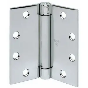 Stanley Security 2060R31226D 3-1/2" x 3-1/2" Spring Hinge # 420750 Satin Chrome Finish