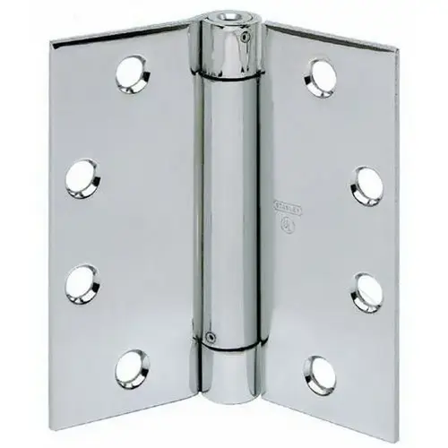 3-1/2" x 3-1/2" Spring Hinge # 420750 Satin Chrome Finish