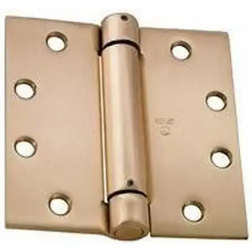 4" x 4" Spring Hinge # 422108 Satin Bronze Finish