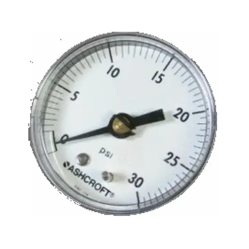 2" 0-60psi .25" Back Mount Abs Pressure Gauge