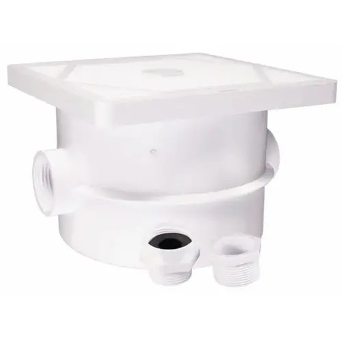 White Deck Mount Junction Box
