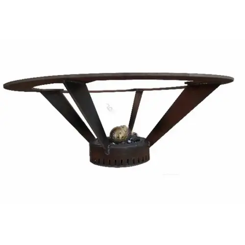 Bobe Water & Fire Features RFLIGHTA-32 32'' X 10'' Round Open Fire Pot ...