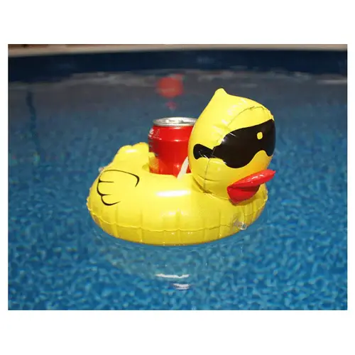Inflatable Floating Derby Duck Cup Holder