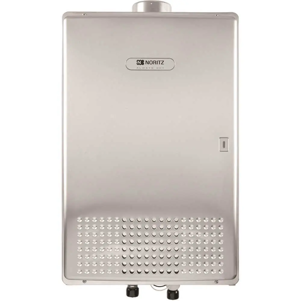 Noritz 13.2 GPM 380 000 BTU Indoor Non-Condensing (Single Vent) Commercial Liquid Propane Gas Tankless Water Heater Silver Metallic NC380-SV-ASME-LP Noritz 13.2 GPM 380 000 BTU Indoor Non-Condensing (Single Vent) Commercial Liquid Propane Gas Tankless Water Heater Silver Metallic NC380-SV-ASME-LP