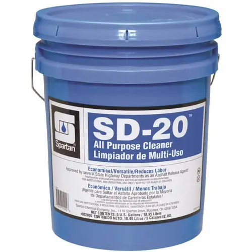 SD-20 5 Gallon Citrus Scent All-Purpose Degreaser Blue