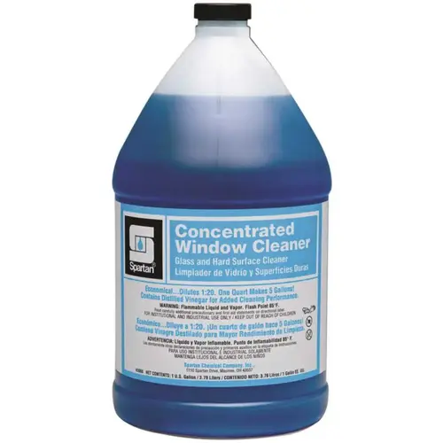 1 Gallon Floral Scent Concentrated Window Cleaner Light Blue - pack of 4 1 Gallon Floral Scent Concentrated Window Cleaner Light Blue - pack of 4