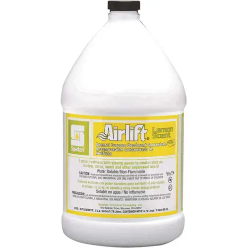 Airlift Lemon Scent 1 Gallon Air Freshener Yellow - pack of 4