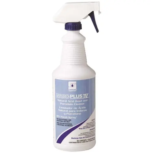 NABC Plus IV 1 Quart Floral Scent Restroom Cleaner Blue