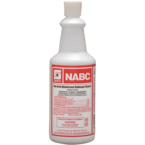 NABC 1 Quart Floral Scent Restroom Disinfectant No Dye Blue (case of 12) NABC 1 Quart Floral Scent Restroom Disinfectant No Dye Blue (case of 12)