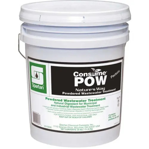 POW 400oz. Packet Wastewater Treatment (50 per Pail) Clear