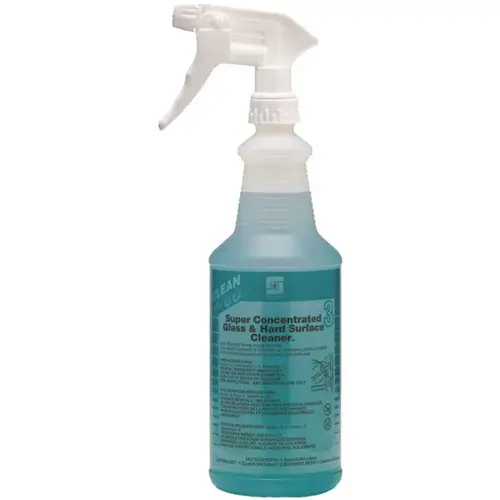 Clean on the Go Translucent 32 oz. Spray Bottle with Trigger sprayer 3 Super Glass Cleaner Clean on the Go Translucent 32 oz. Spray Bottle with Trigger sprayer 3 Super Glass Cleaner