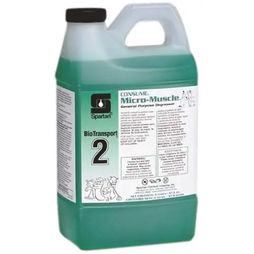 2 Consume Micro-Muscle 2 Liter Industrial Degreaser Green 2 Consume Micro-Muscle 2 Liter Industrial Degreaser Green