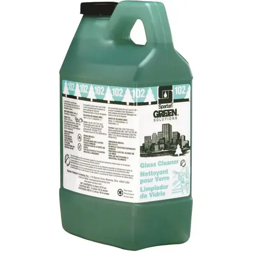 Green Solutions 2 Liter Glass Cleaner Clear Green Solutions 2 Liter Glass Cleaner Clear