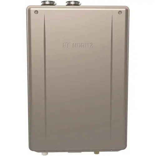 11.1 GPM 199,900 BTU Condensing Direct Vent Commercial Natural Gas Tankless Water Heater Silver Metallic