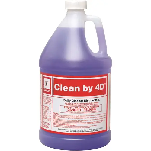 Clean by 4D 1 Gal. Fresh Scent 1-Step Cleaner/Disinfectant Blue