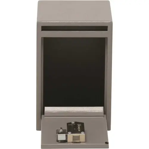 0.4 cu. ft. Depository Money Safe with Dual Key Lock gray 0.4 cu. ft. Depository Money Safe with Dual Key Lock gray