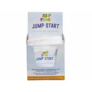 King Technology 01-14-6012 1.05 Oz Frog Spa Jump Start White