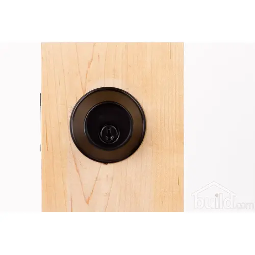 300 Series Double Cylinder Deadbolt with Adjustable Latch and Deadbolt Strikes Black Finish