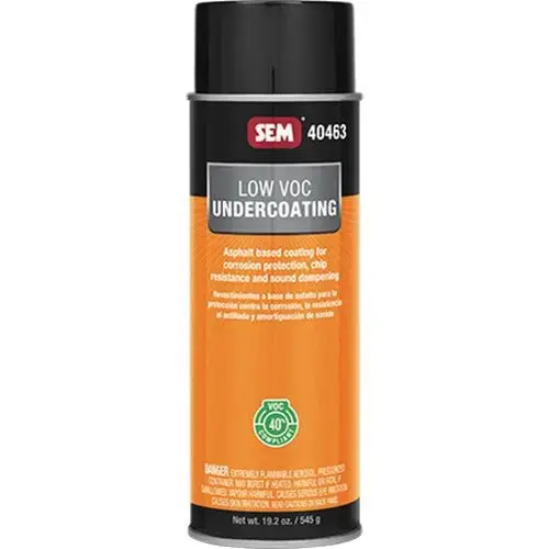 Low VOC Undercoating, 24 oz Aerosol Can, Black, Aerosol Low VOC Undercoating, 24 oz Aerosol Can, Black, Aerosol