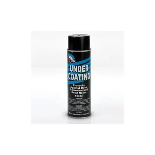 Undercoating, 16 oz Aerosol Can, Black, Liquid, 365 g/L VOC